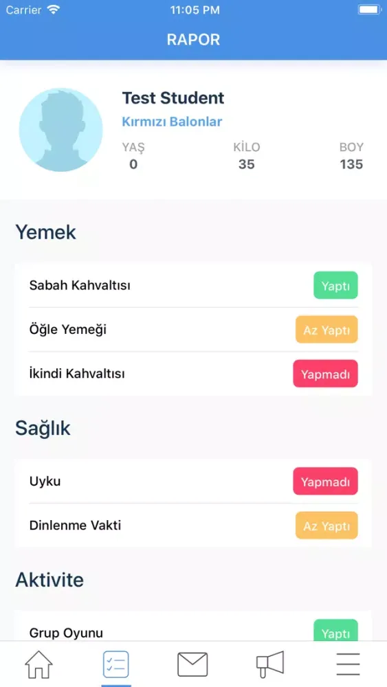 Liva Anaokulu. Ekran Görüntüleri